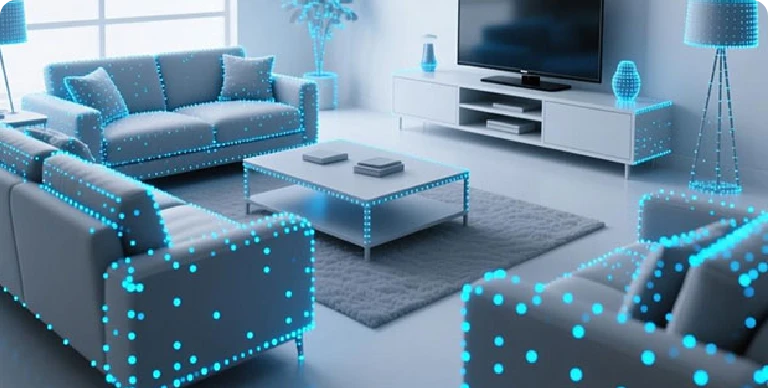 Datos de reconstrucción de escenas 3D