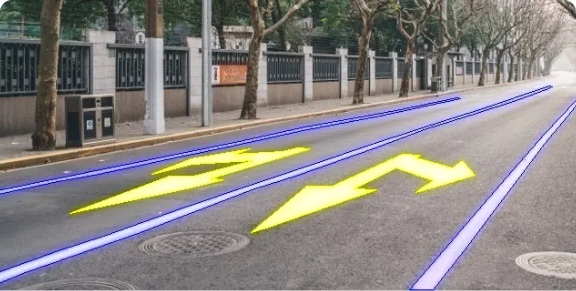 Anotación de líneas de carril
